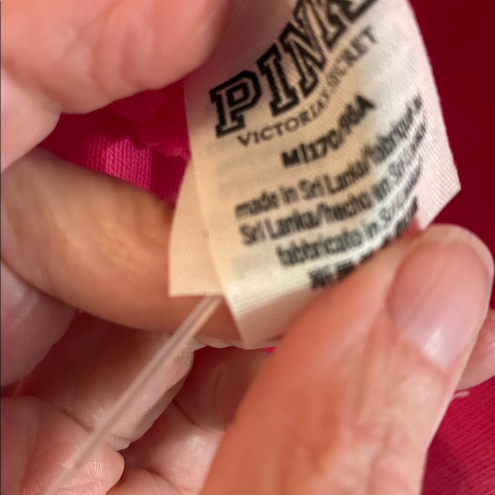 Victoria's Secret 🥳2xHP🥳 PINK Vibrant Pink Zip-up Hoodie Jacket - Picture 4 of 8
